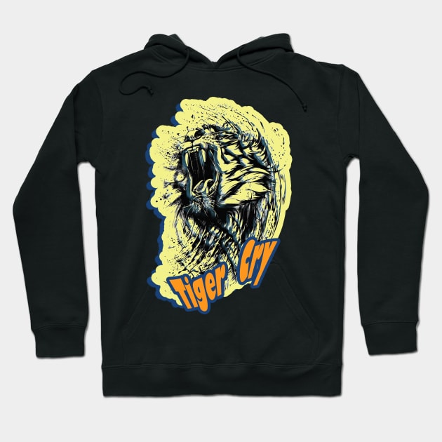 Tiger Cry Hoodie by Haroun ٍStyle Fashion-2020